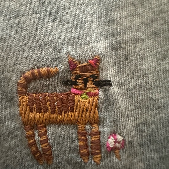 NATURAL LIFE Gray Dog Print T-Shirt - Picture 5 of 9